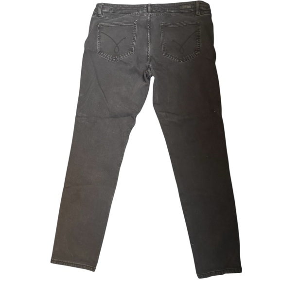 WEATHERPROOF Original Vintage Black Jeans Women’s Size 14 Slim Straight Fit EUC - Picture 1 of 12